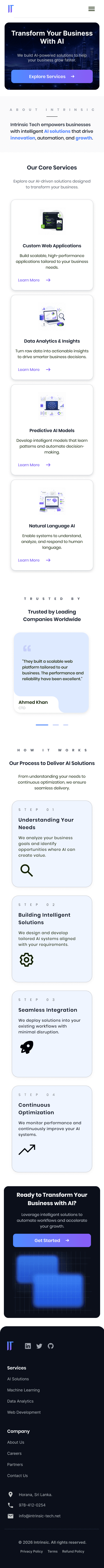 Final home page mobile design